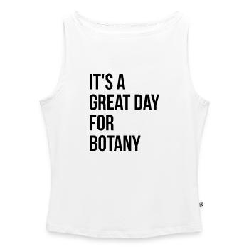 Botanik - Frauen Organic Tank Top mit U-Boot-Ausschnitt - Weiß - Vorne - Selfina (174cm)
