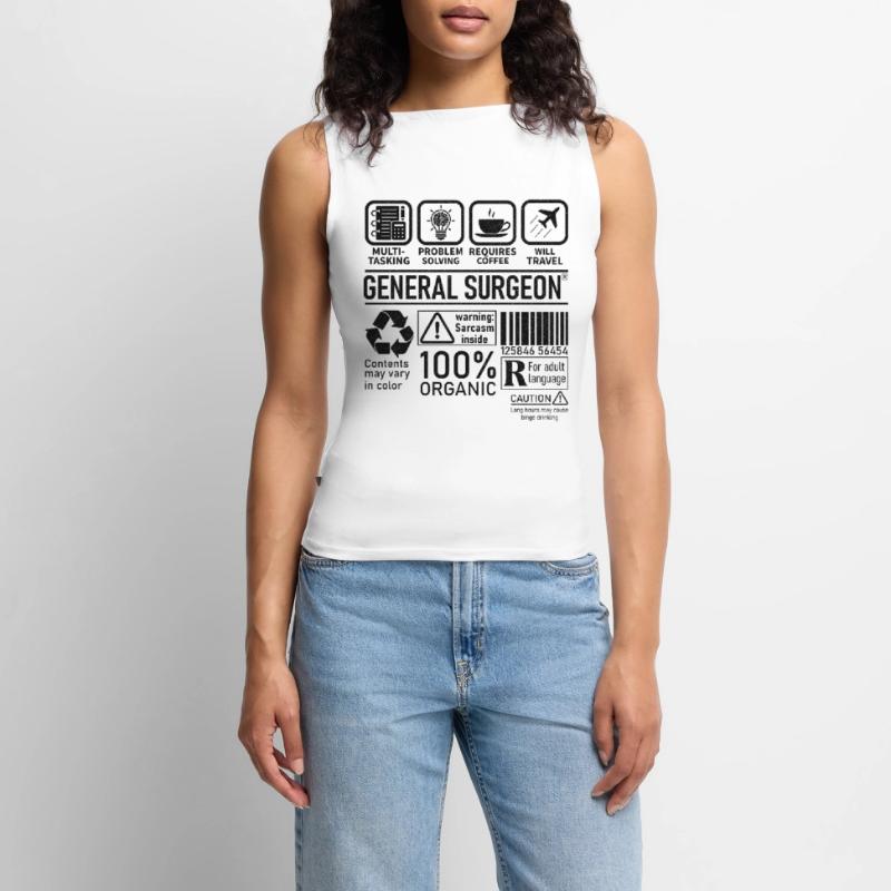 General Surgeon multi tasking problem solving Frauen Organic Tank Top mit U-Boot-Ausschnitt