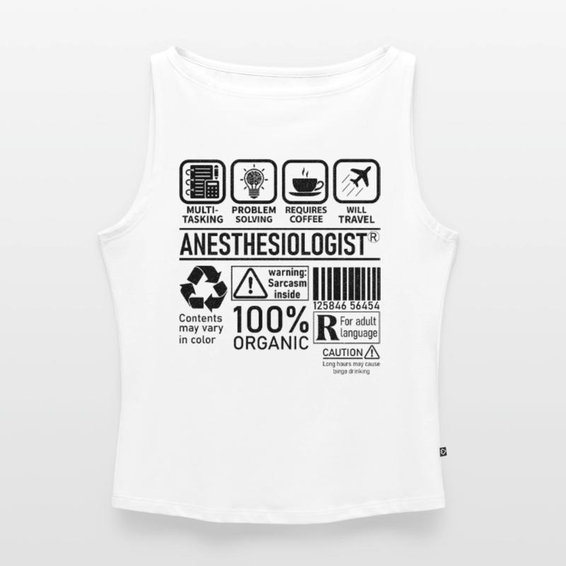 Anesthesiologist multi tasking problem solving Frauen Organic Tank Top mit U-Boot-Ausschnitt