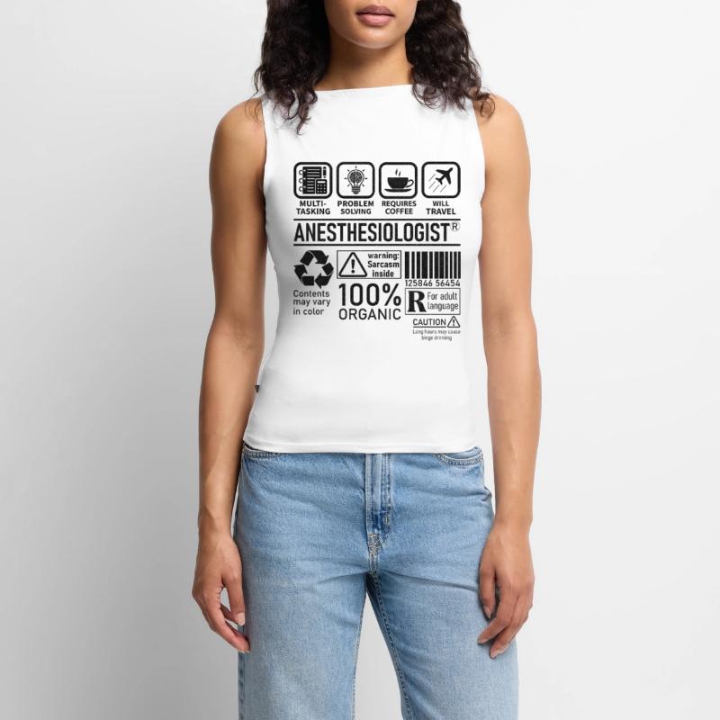 Anesthesiologist multi tasking problem solving Frauen Organic Tank Top mit U-Boot-Ausschnitt