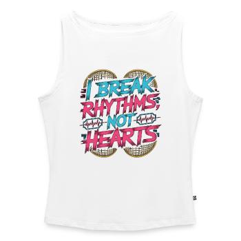 Cardiac Tech I Break Rhythms Pacemaker Technician - Frauen Organic Tank Top mit U-Boot-Ausschnitt - Weiß - Vorne - Selfina (174cm)