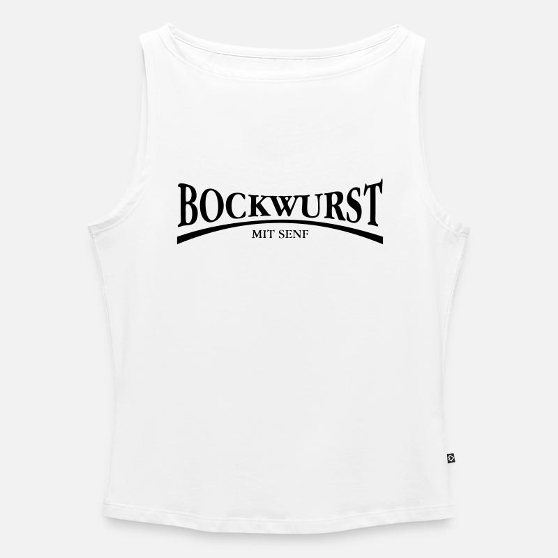 Bockwurst - Frauen Organic Tank Top mit U-Boot-Ausschnitt - Weiß