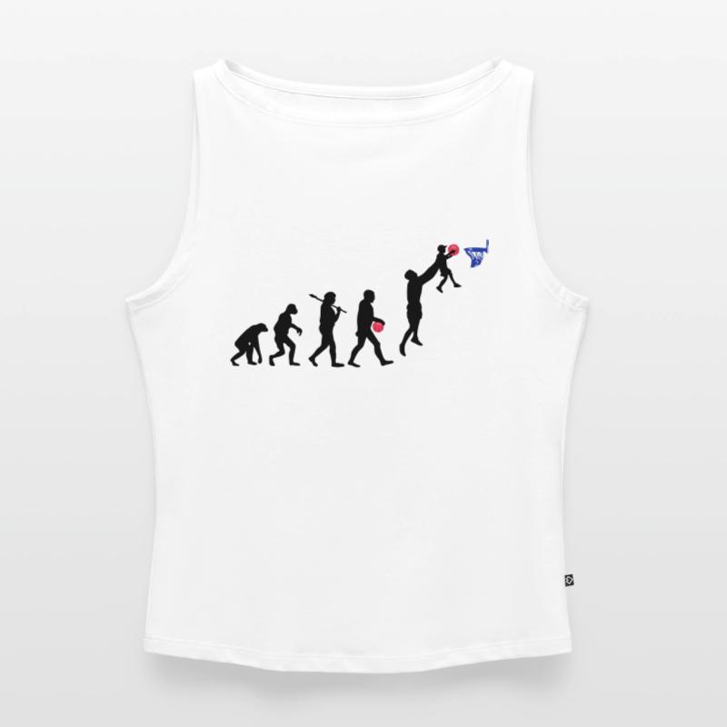 Evolution Basket daddy Débardeur femme à encolure bateau bio