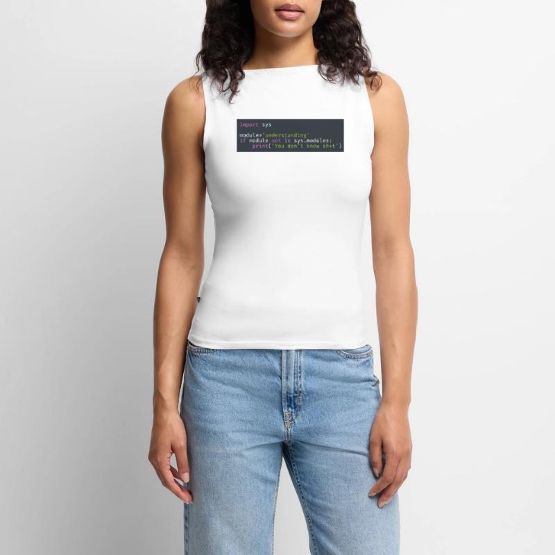 Programmierer, Software, Informatik, Developer Frauen Organic Tank Top mit U-Boot-Ausschnitt