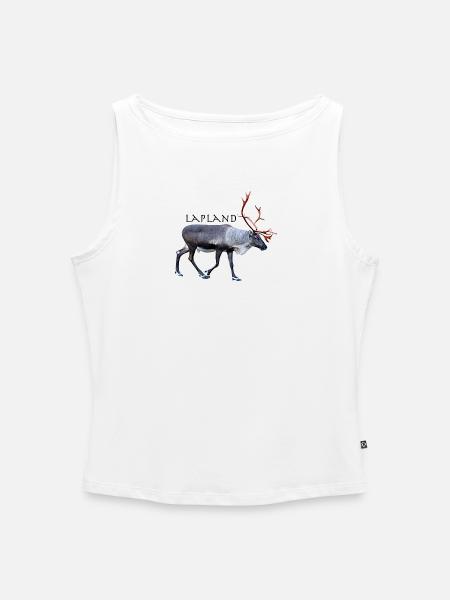 Lappland - Frauen Organic Tank Top mit U-Boot-Ausschnitt - Weiß