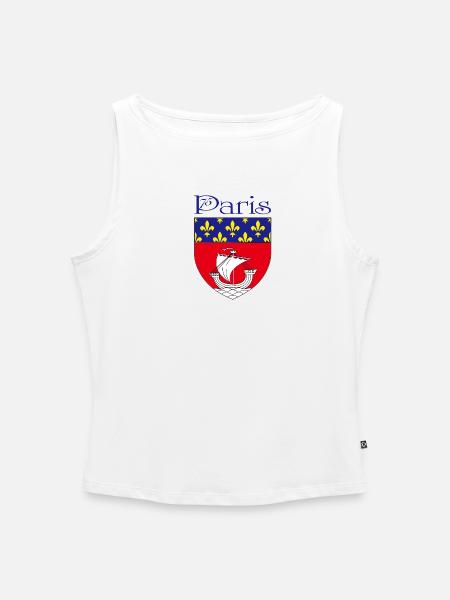 Paris - Frauen Organic Tank Top mit U-Boot-Ausschnitt - Weiß