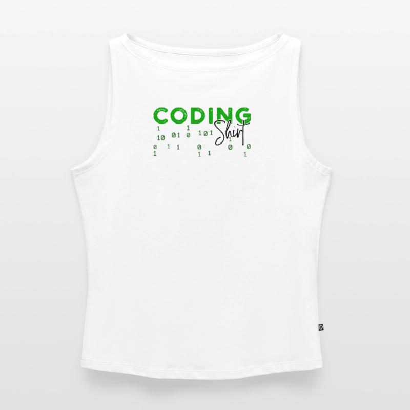 Coden Developer Programmierer Webentwickler Spruch Frauen Organic Tank Top mit U-Boot-Ausschnitt