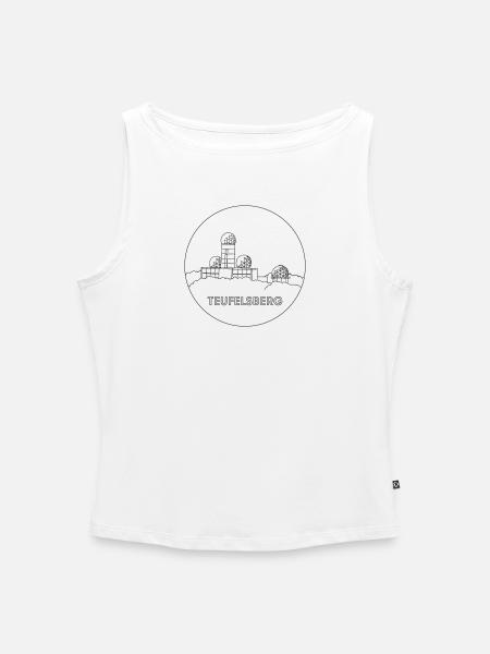 Teufelsberg Berlin - Frauen Organic Tank Top mit U-Boot-Ausschnitt - Weiß