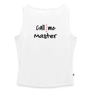 Master 2026 Abschluss Promotion Sponsion - Frauen Organic Tank Top mit U-Boot-Ausschnitt - Weiß - Vorne - Selfina (174cm)