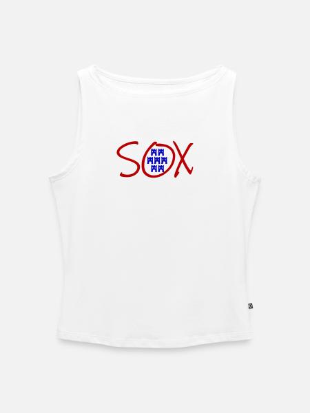 siebenbuerger sachse - Frauen Organic Tank Top mit U-Boot-Ausschnitt - Weiß