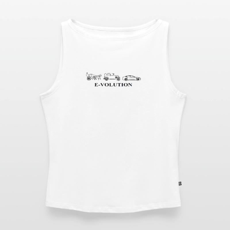 E-Volution Auto Evolution Frauen Organic Tank Top mit U-Boot-Ausschnitt