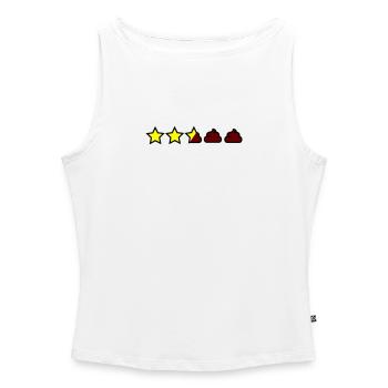 Mixed rating - Women’s Organic Boat Neck Tank Top - white - Front - Selfina (174cm)