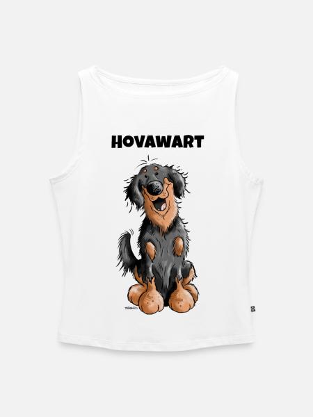 Knuffiger Hovawart - Frauen Organic Tank Top mit U-Boot-Ausschnitt - Weiß