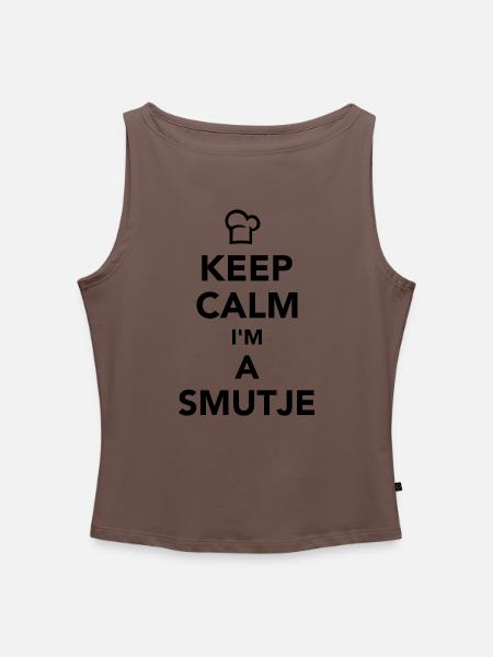 Smutje - Frauen Organic Tank Top mit U-Boot-Ausschnitt - Dunkles Taupe
