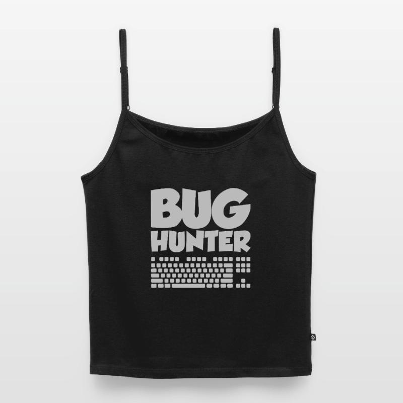 Funny Software Engineers Programmers Developers Women's Premium Organic Spaghetti Strap Top