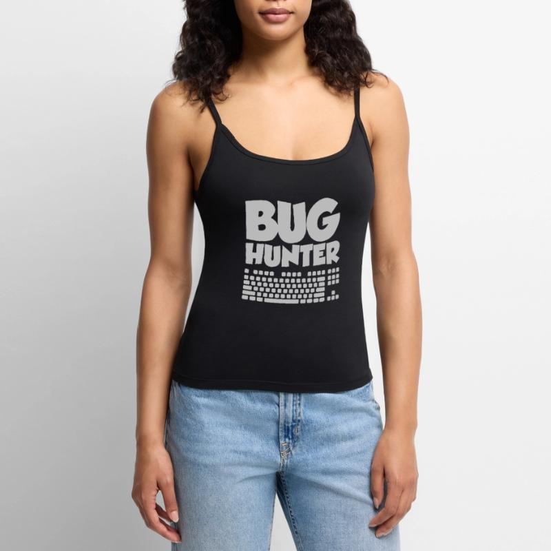 Funny Software Engineers Programmers Developers Women's Premium Organic Spaghetti Strap Top