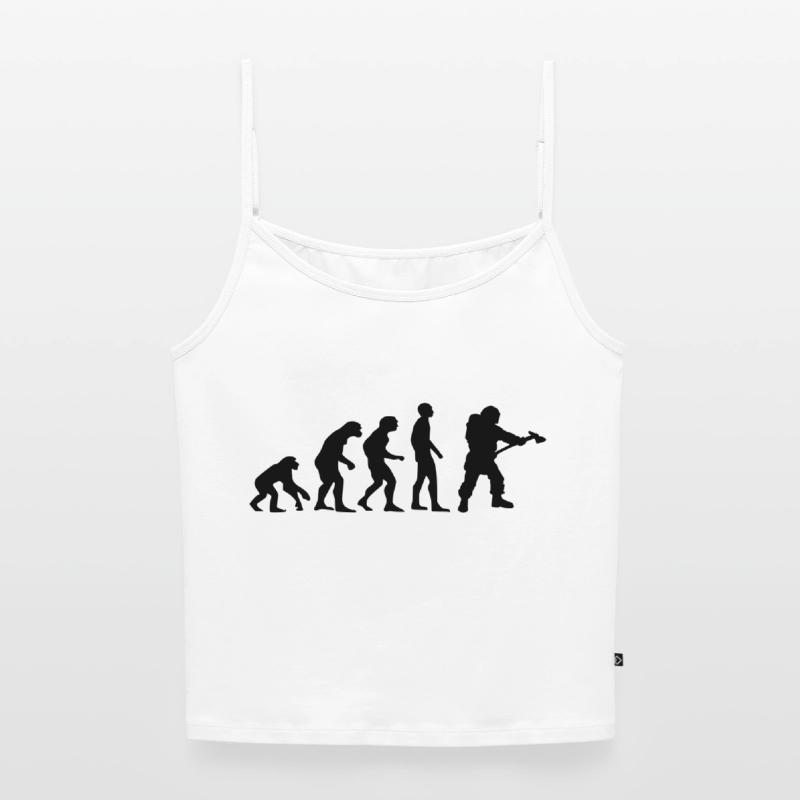 evolution pompier Top Premium femme à fines bretelles bio