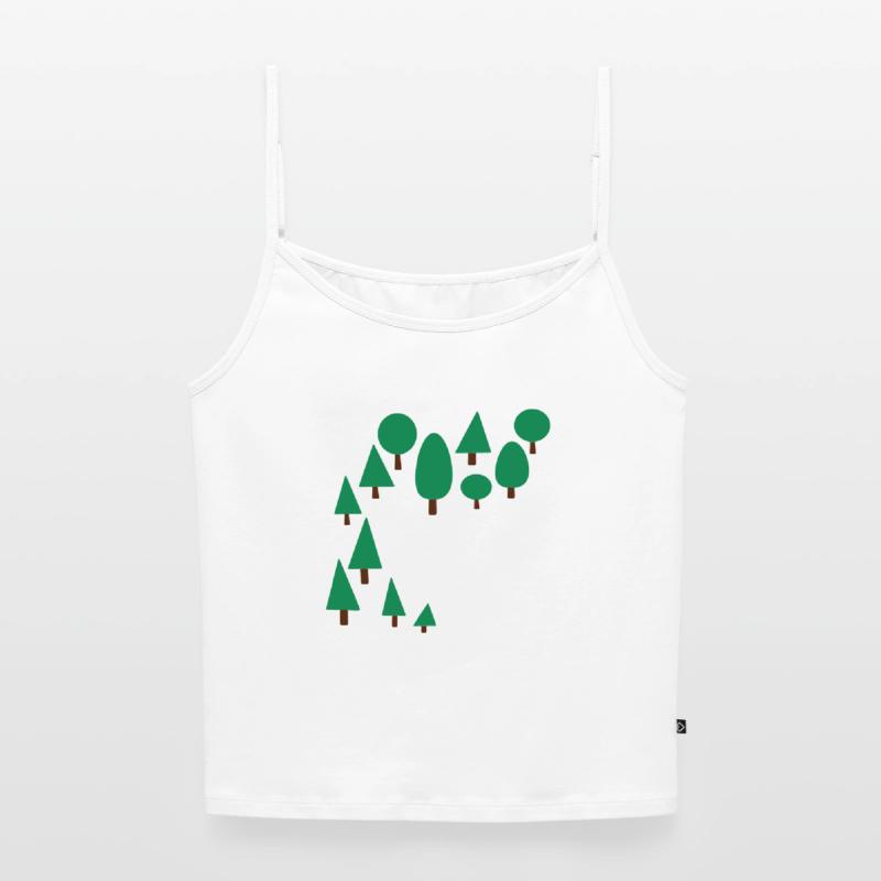 forest Topp Premium dame med spagettistropper økologisk