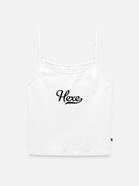 Hexe - Frauen Premium Organic Top mit Spaghettiträgern - Weiß