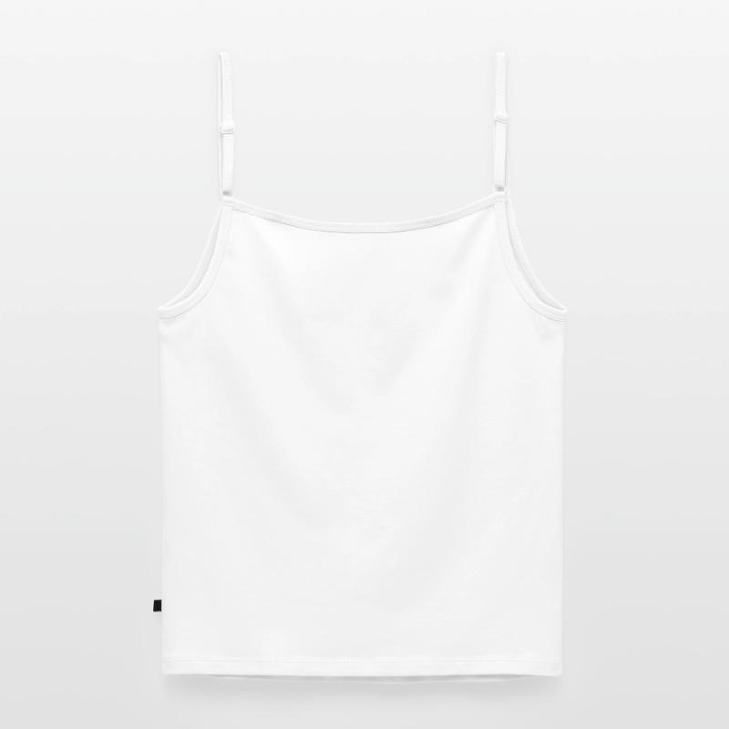 T-shirt Coder : Du café dans le code – Nerdy Programmie Top Premium femme à fines bretelles bio