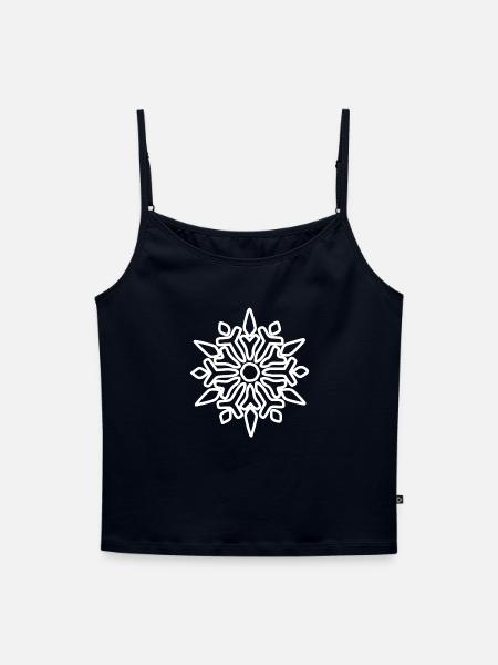 Weihnachten - Frauen Premium Organic Top mit Spaghettiträgern - Navy
