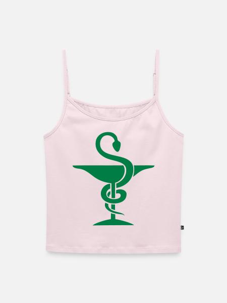 apotheker Tasse Hygieia apotheke - Frauen Premium Organic Top mit Spaghettiträgern - Puderrosa