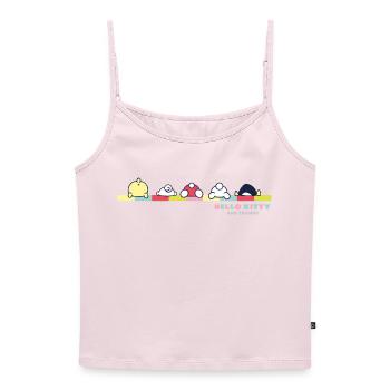 Hello Kitty And Friends Pos - Frauen Premium Organic Top mit Spaghettiträgern - Puderrosa - Vorne - Selfina (174cm)