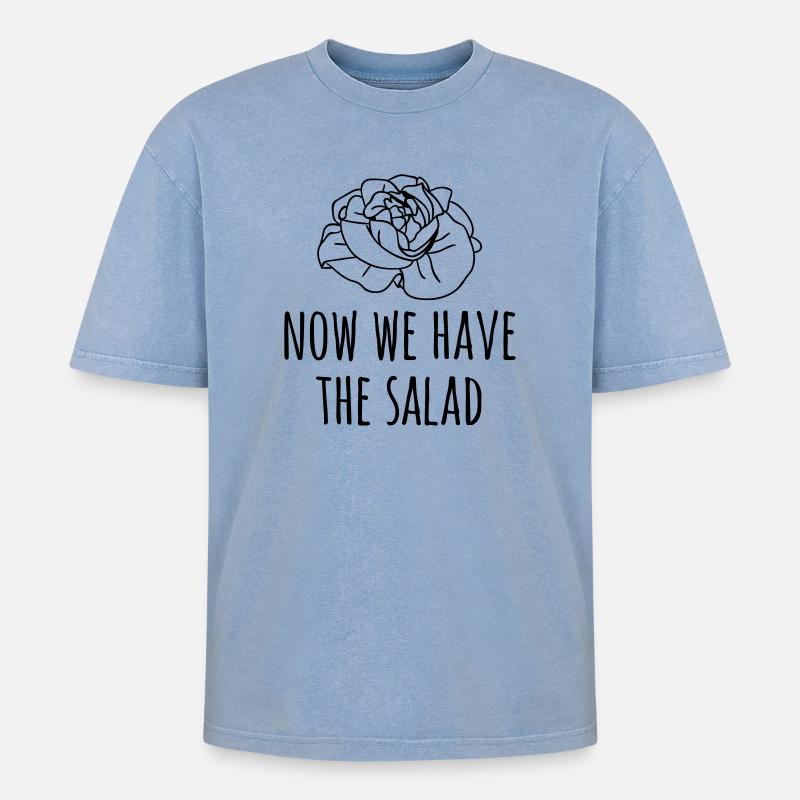 spruch humor junggesellenabschied - Oversized Unisex Premium Acid-Washed T-Shirt - Blau Acid Wash