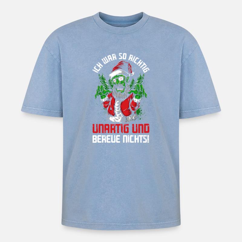 Archery Archery Archery - Oversized Unisex Premium Acid-Washed T-Shirt - acid washed blue