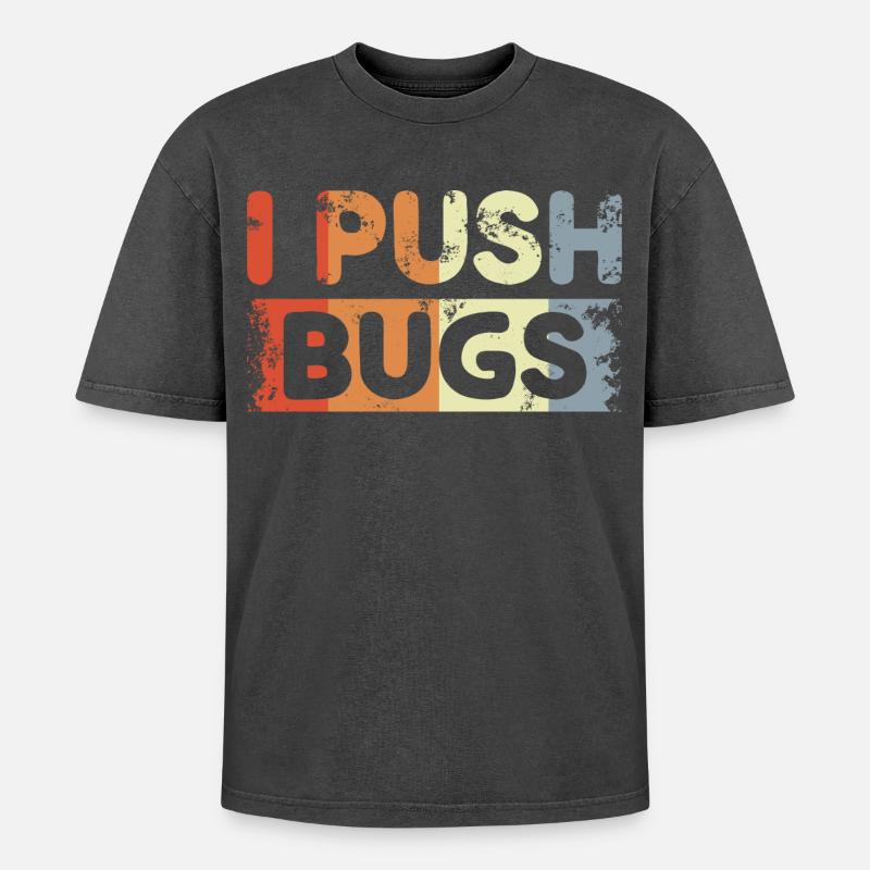 Funny Developer Joke - Oversized Unisex Premium Acid-Washed T-Shirt - acid washed black