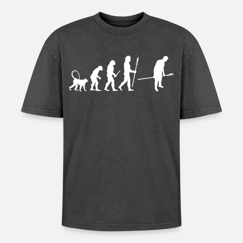 Baker Development - Oversized Unisex Premium Acid-Washed T-Shirt - acid washed black