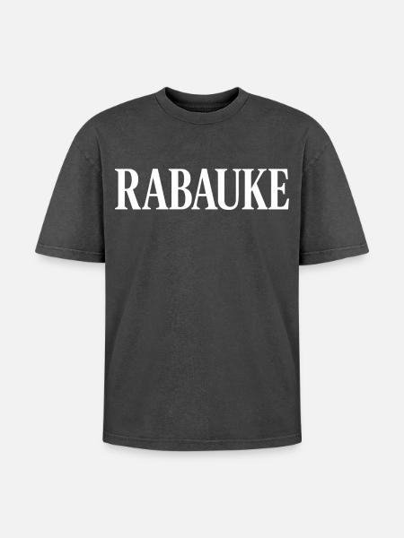 Loubard - T-shirt Premium unisexe oversize acid-washed - noir délavé acide