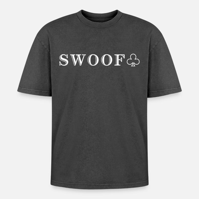 Please upload design - Oversized Unisex Premium Acid-Washed T-Shirt - acid washed black
