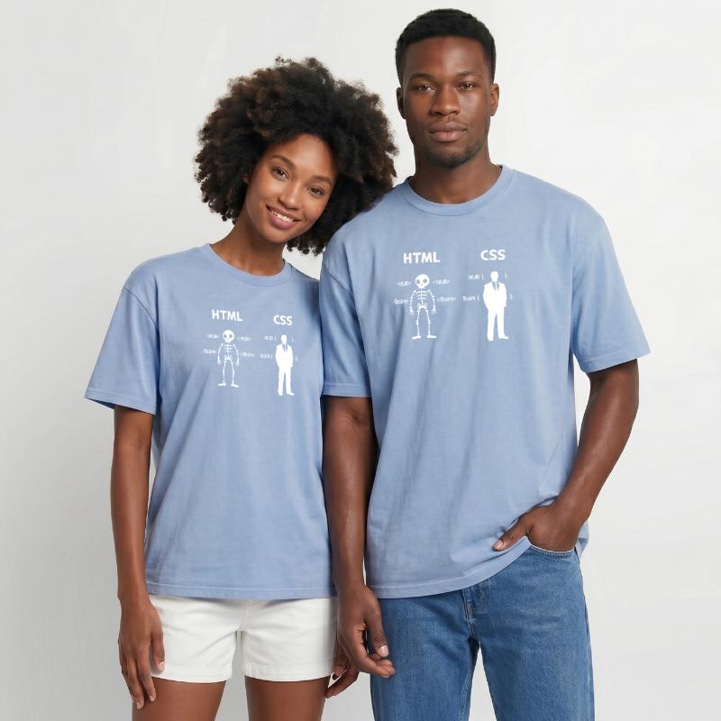 Code Css C++ Php Java Developer Code Scripting Oversized Unisex Premium Acid-Washed T-Shirt