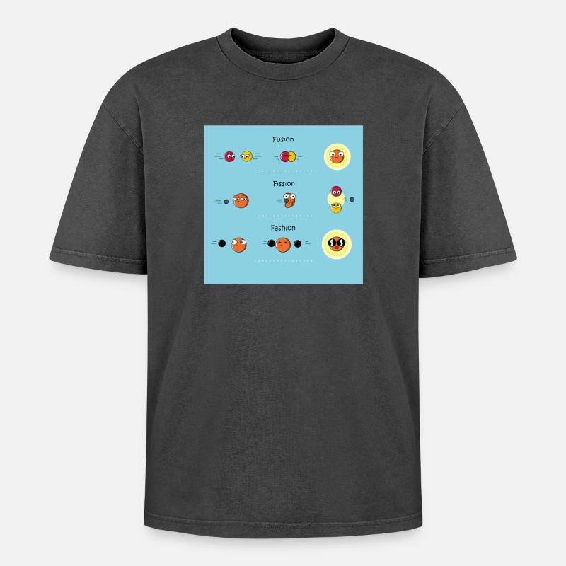 Physics Physicist Teacher Science Funny Saying - Oversized Unisex Premium Acid-Washed T-Shirt - acid washed black