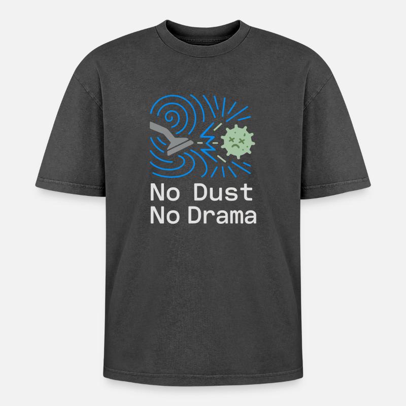 Cleanroom Technician Controlled Environment - Oversized Unisex Premium Acid-Washed T-Shirt - acid washed black