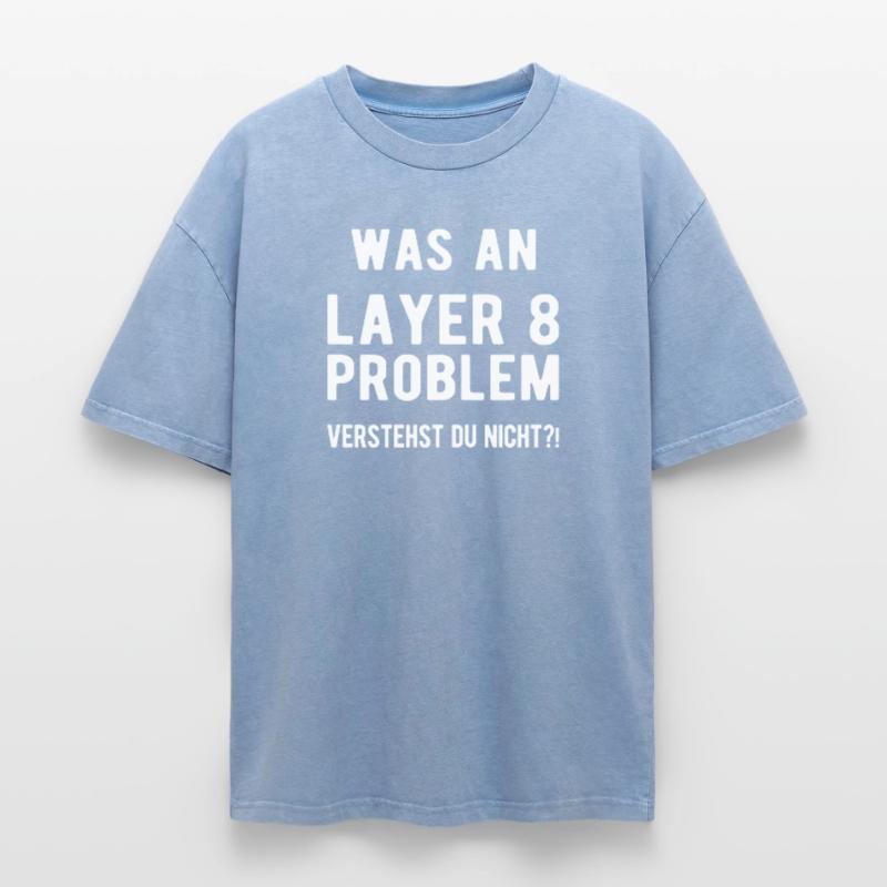 Computer Science Admin Developer Computer Scientist Coder Oversized Unisex Premium Acid-Washed T-Shirt