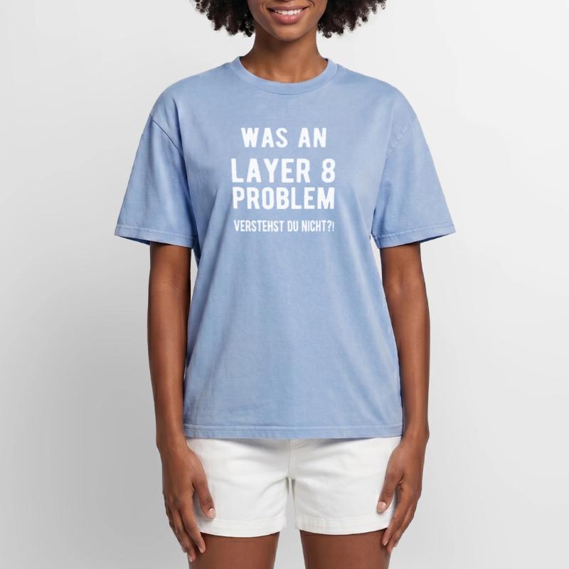 Computer Science Admin Developer Computer Scientist Coder Oversized Unisex Premium Acid-Washed T-Shirt