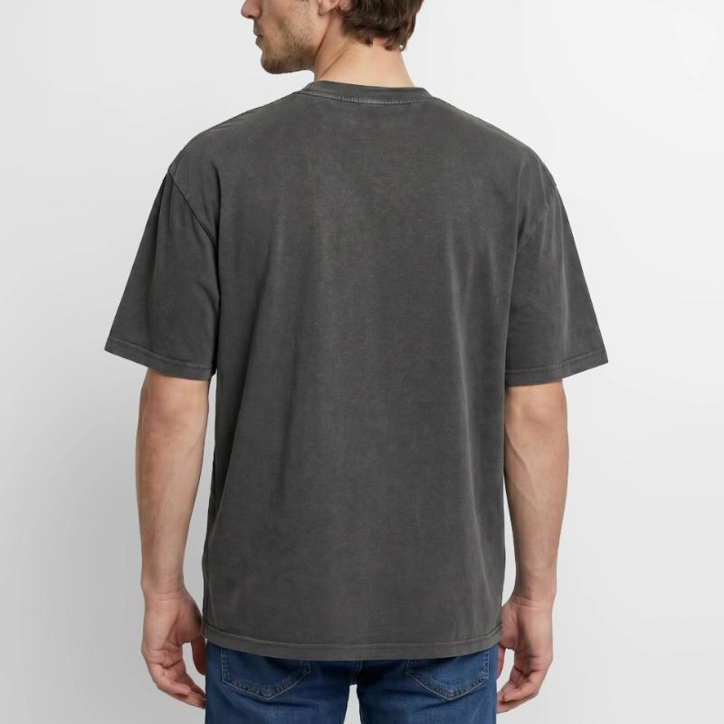 Qu’est-ce que c’est que ça T-shirt Premium unisexe oversize acid-washed