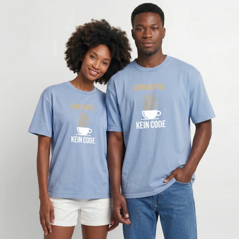 No Coffee No Code Programmer Computer Scientist Oversized Unisex Premium Acid-Washed T-Shirt