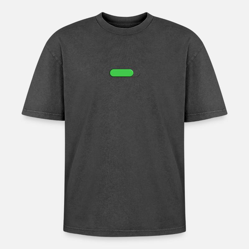 Petite Verte gauge (loading) - Oversized Unisex Premium Acid-Washed T-Shirt - undefined
