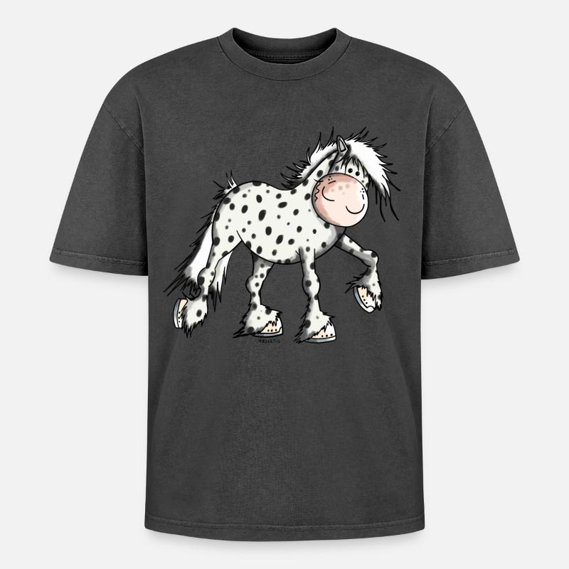 Mignon Knabstrup - T-shirt Premium unisexe oversize acid-washed - undefined