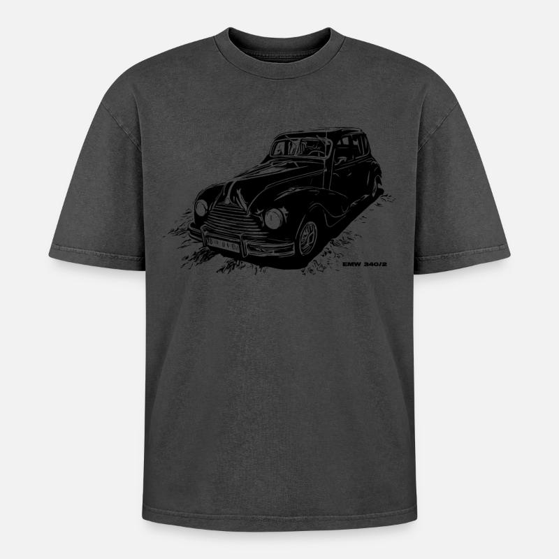 EMW 340-2 - Oversized Unisex Premium Acid-Washed T-Shirt - undefined
