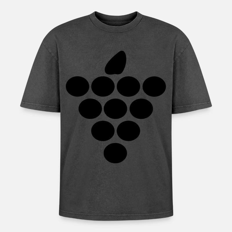 Weinstrasse - Oversized Unisex Premium Acid-Washed T-Shirt - undefined