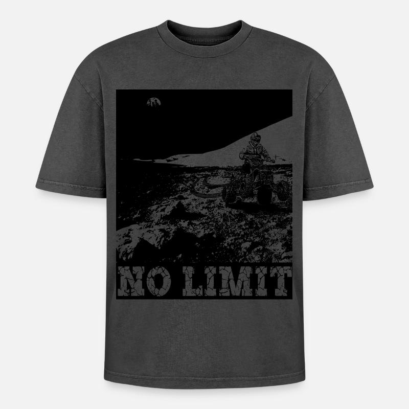 QUAD NOLIMIT - Oversized Unisex Premium Acid-Washed T-Shirt - undefined