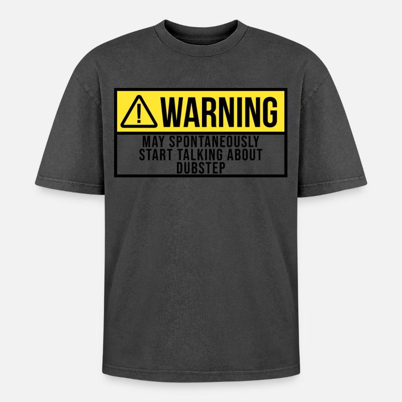 dubstep - T-shirt Premium unisexe oversize acid-washed - rose délavé acide
