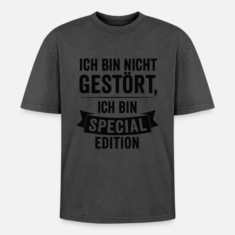 Ich bin Special Edition - Oversized Unisex Premium Acid-Washed T-Shirt - undefined