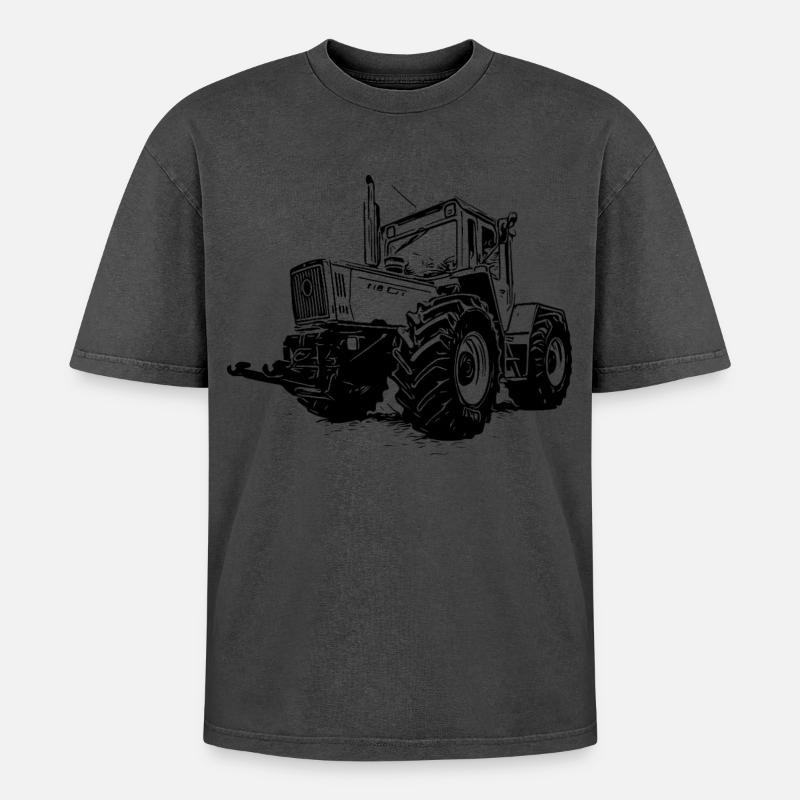 Der Grüne Koloss - Oversized Unisex Premium Acid-Washed T-Shirt - undefined
