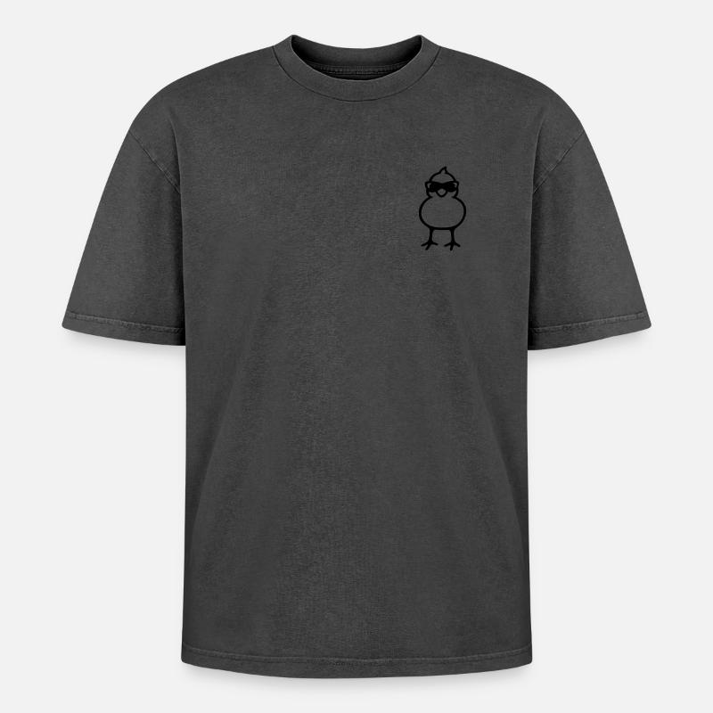 Cool Chick - Oversized Unisex Premium Acid-Washed T-Shirt - undefined