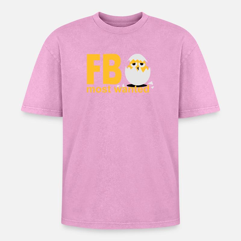 most wanted chick egg - Oversized Unisex Premium Acid-Washed T-Shirt - acid washed pink